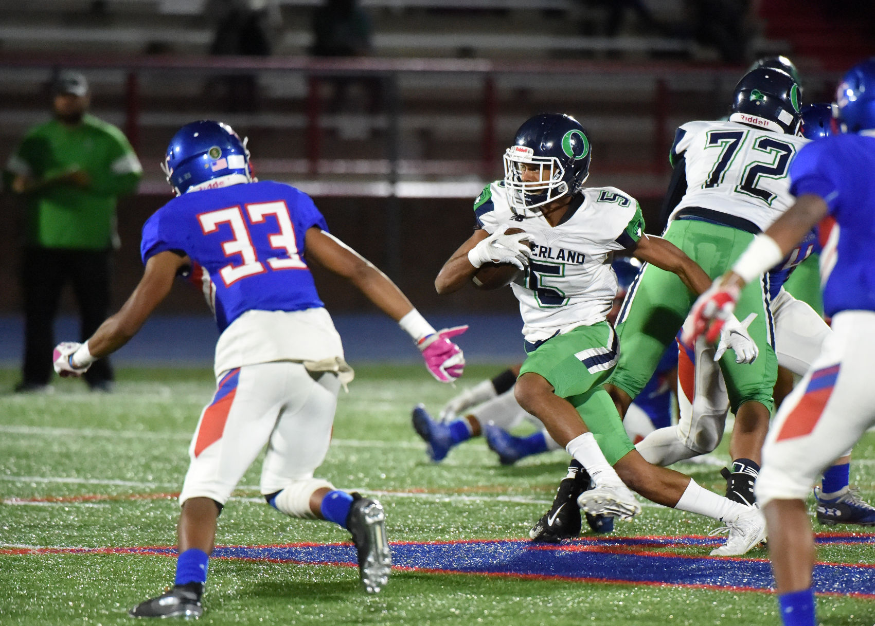 PHOTOS: Fountain-Fort Carson Trojans (21) Overland Trailblazers (29)